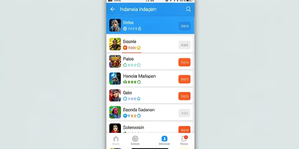 Interaksi dengan teman-teman di fitur sosial.
