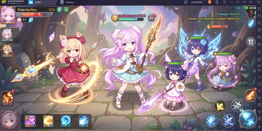Interaksi antara pemain dalam mode multiplayer.