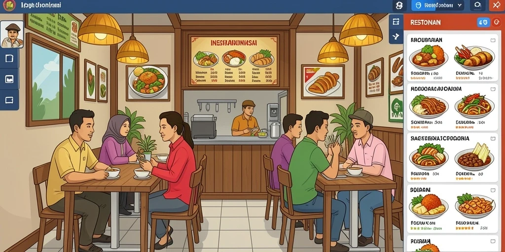 Tangkapan layar dari mode kompetisi yang seru.