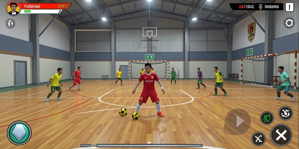 Level menantang yang penuh dengan rintangan seru.